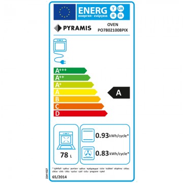 Pyramis PO78021008PIX + PHC61410FMB (034069901+174020030) Εντοιχιζόμενο Σετ Οικιακών Συσκευών